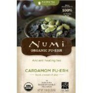 Numi Organic Cardamom Puerh Tea Bags, 16 Count - 2 Pack