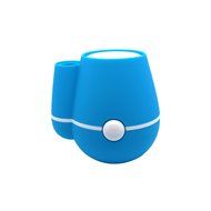 La moriposa Creative USB Mini Portable Ultrasonic Mist Humidifier Air Purifier with Flower Vase (Blue) N4