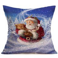 Pillow Cover,Haoricu Vintage Christmas Cartoon Smowman Penguin Sofa Bed Home Decoration Festival Pillow Case Cushion... N2