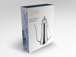 Gooseneck Pour Over Kettle For Coffee or Tea By DAQQ, Stainless Steel, Great Tea/Coffee Lovers Gift N3