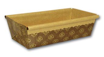 Paderno World Cuisine 6 3/4 Inch by 3 7/8 Inch by 2 Inch Rectangular Paper Loaf Molds, Set of 1000