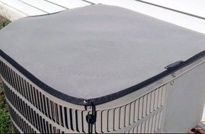 SALE - TWO Outdoor Air Conditioner Covers - All Year Protection For Your AC Unit - Winter and Summer - Square... N2