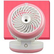 Humidification + mobile power = fan,USB small portable office student hostel,spray silent N5