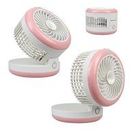 Humidification + mobile power = fan,USB small portable office student hostel,spray silent N6