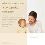 SUNKY - Ultrasonic Cool Humidifier, Handcraft Air Cleaner Purifier Diffuser - 3L Capacity - Humidity Mist Control... N12