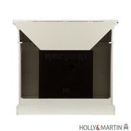 Holly &amp; Martin Weatherford Convertible Electric Fireplace-Ivory N8