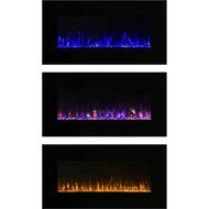 Trademark Global Northwest LED Fire and Ice Electric Fireplace with Remote - 36 Inch - 80-2000A-36 N4