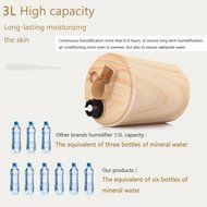 SUNKY - Ultrasonic Cool Humidifier, Handcraft Air Cleaner Purifier Diffuser - 3L Capacity - Humidity Mist Control... N16