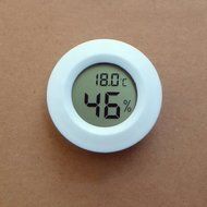 Sizet Mini LCD Digital Thermometer Hygrometer Fridge Freezer Tester Temperature Humidity Meter Detector-White N3