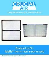 Idylis C &amp; D HEPA Air Purifier Filters - Part # IAF-H-100D &amp; IAF-H-100C N5