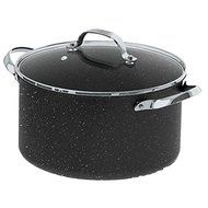 New THE ROCK by Starfrit 060317-002-0000 THE ROCK by Starfrit 6-Quart Stockpot/Casserole with Glass Lid &amp; Stainless...