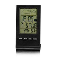 VersionTech Multi-functional Thermohygrometer Indoor Humidity Monitor Digital Hygrometer with Alarm Clock N6