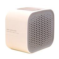 Joayo HEPA-Type USB Mini Quadrilateral Anionic Air Purifier(Included 3 filters) (gray) N3