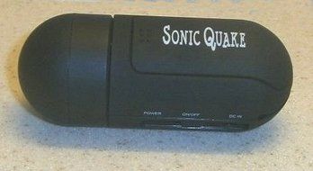 Sonic Quake Mini Vibration Speakers Audio Music Player Amplifier Stereo iPod MP3