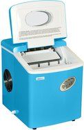 Blue Countertop Mini Compact Portable Ice Cube Maker Machine N2
