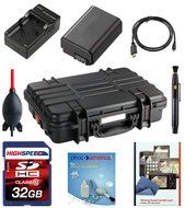 Sony A7 A7K A7R Waterproof Kit w/ Professional Hard Case, Deluxe Accessory Pack 32GB
