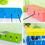 DSSY Power Cord Socket Storage Box With Cooling Holes - Blue N2