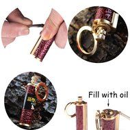 Ezyoutdoor Portable Shaped Refillable Kerosene Cigarette Cigar Lighter Fire Starter with Gift 1 Box Match N3