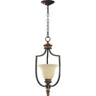 Quorum International 3101 Capella 1 Light Full Sized Pendant, Toasted Sienna