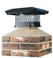 Single Flue Bolt-On Chimney Cap Size: 13" x 18"