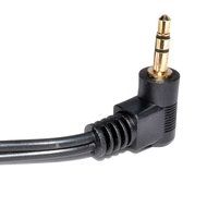 kenable 3.5mm Right Angle Stereo Jack to Socket Headphone Extension Cable 1m (~3 feet) N2