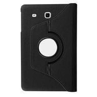 Generic Case for Galaxy Tab E 9.6-Inch T560 T561, 360 degree rotation PU Leather Slim Protective Case Cover (black) N9