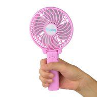 Baaaq Handheld Mini Battery Fan Foldable Fans for Home and Travel (Foldable Fans, Blue) N10