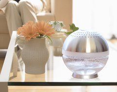 HOMY 1L Water-Based Stainless Steel Air Purifier Humidifier Air Cleaner with 27 LED Night Light N3