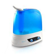 SereneLife PSLHUM80 Ultrasonic Humidifier, Warm/Cool Mist Moisture with Built-In Night Light N2