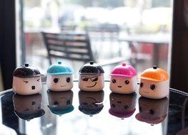 INST LeBao Mini Humidifier with USB Cable, Ideal for Bedrooms, Living Rooms, etc. (Rose red) N2