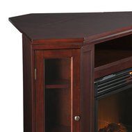 Cherry Media Console Electric Fireplace TV Stand N8