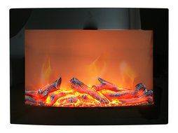 Daniel 24" Curved Wall Mount Electric Fireplace