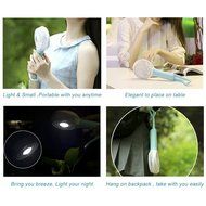 Rechargeable Handheld USB Mini Misting Fan with Personal Cooling Outdoor Mist Humidifier Portable Desktop Humidifier... N15