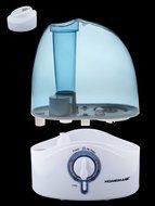HOMEIMAGE 1.58 Gallons per day Output, 1.19 gallons or 4.5 liters Large Tank Capacity Cool Mist Humidifier - HI-HYB12BLUM N2