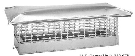 8 x 28 Double Flue Stainless Steel Chimney Cap