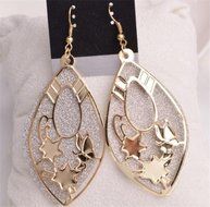 Elegant Women Lady Hook Earrings Crystal Ear Stud Dangle Hoops Jewelry Gifts