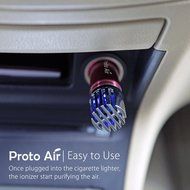 ProtoAir Car Air Purifier, Ionizer, Ozone Generator, and Odor Eliminator. Negative Ion Generator and Car Air Freshener N15