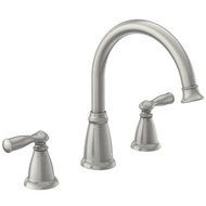 Moen 86924SRN Deck Mounted Roman Tub Faucet Trim from the Banbury Collection, Spot Resist Brushed Nickel by Standard...