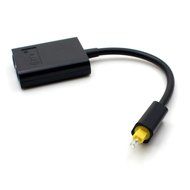 Maxhood Toslink Digital Optical Audio Splitter 1 in 2 Out Audio Adapter Cable