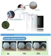 Portable Personal Home &amp; Travel Ionic Air Purifier Necklace Ionizer USB Rechargeable (White) N2