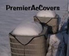 Clearance - 40% OFF - Heavy duty waterproof air conditioner cover - PREMIER Winter Top - 24x24 - Almond