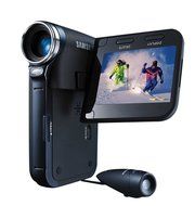 Samsung SC-X300L Flash Memory Divx Camcorder with 10x Optical Zoom and Wired External Camera (Discontinued by...