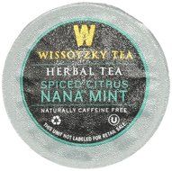 Wissotzky Tea Spiced Citrus Nana Mint Herbal Single Serve Cups for Keurig K Cups, 12 Count N67