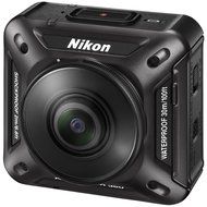 Nikon KeyMission 360 4K Ultra HD Action Camera with Built-In Wi-Fi + Outdoor Action Kit + 64GB Memory Card &amp; Micro...