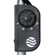 20" Carry Handle High Velocity Floor Fan, Silver N2