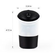 InnoGear Car Air Refresher USB Essential Oil Diffuser with 7 Colorful LED lights for Vehicle Cup Holder N7