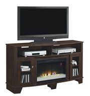ClassicFlame 26MM4995-NC72 La Salle TV Stand for TVs up to 65", Midnight Cherry (Electric Fireplace Insert sold... N4