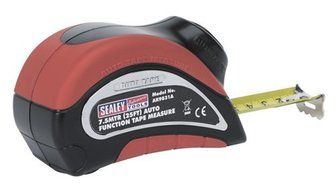 Sealey Measuring Tape 7.5Mtr(25Ft) Auto Function Metric/Imperial