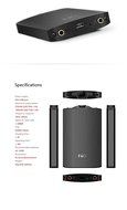 FiiO A3 (E11K E11) Kilimanjaro 2 Portable Headphone Amplifier with Extreme Audio 3.5mm Stereo to RCA Cable