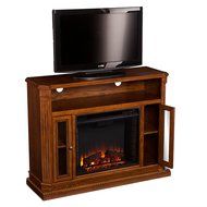 Atkinson Media Fireplace - Rich Brown Oak N8